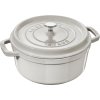 Staub La Cocotte Stbejernsgryde 22 cm/2,6 L, Hvid Trffel