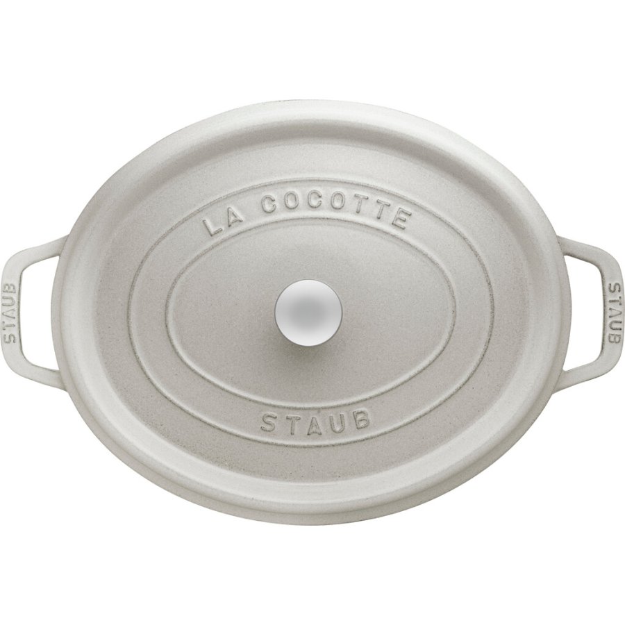 Staub La Cocotte Brter aus Gusseisen 29 cm/4.2 L, Weier Trffel