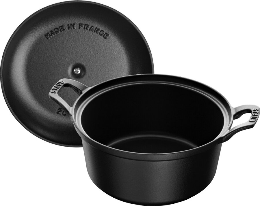 Staub Vintage Line La Coquette 20 cm/2,45 L, Schwarz