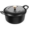 Staub Vintage Line La Coquette 20 cm/2,45 L, Schwarz