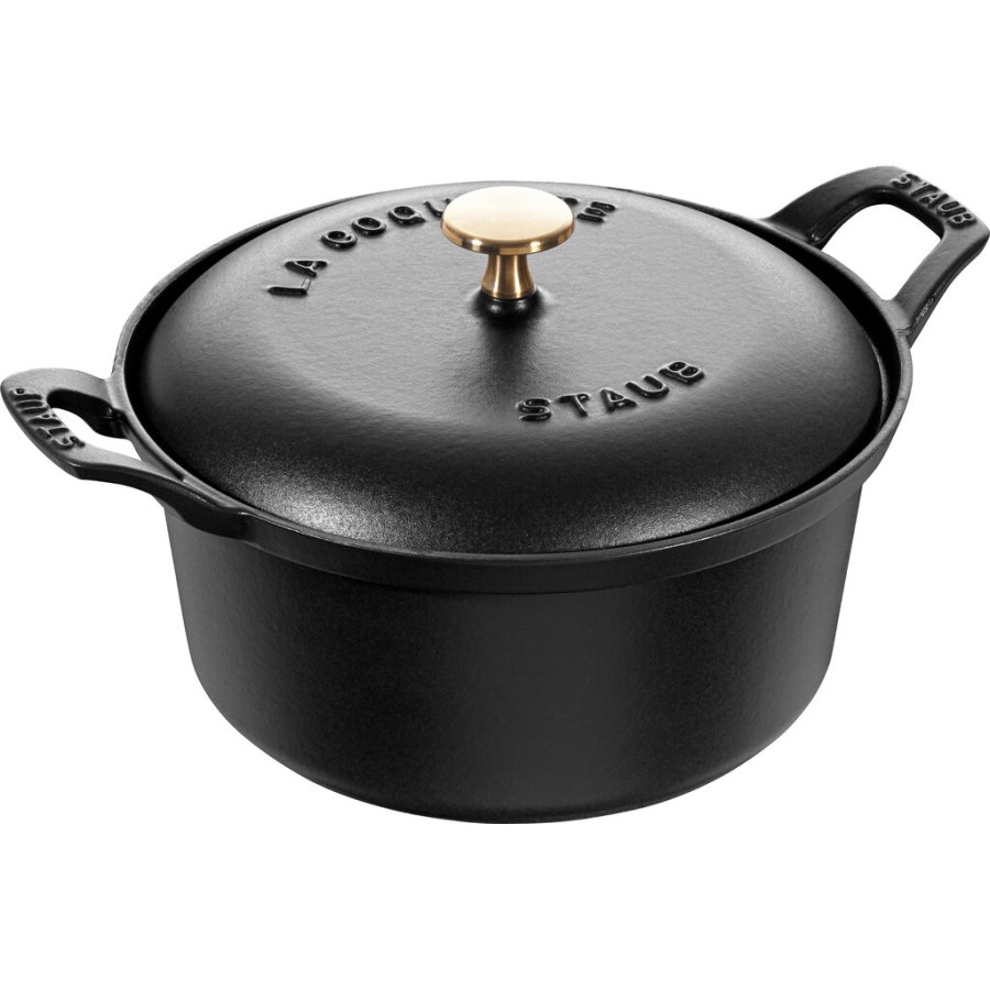 Staub Vintage Line La Coquette 20 cm/2,45 L, Schwarz