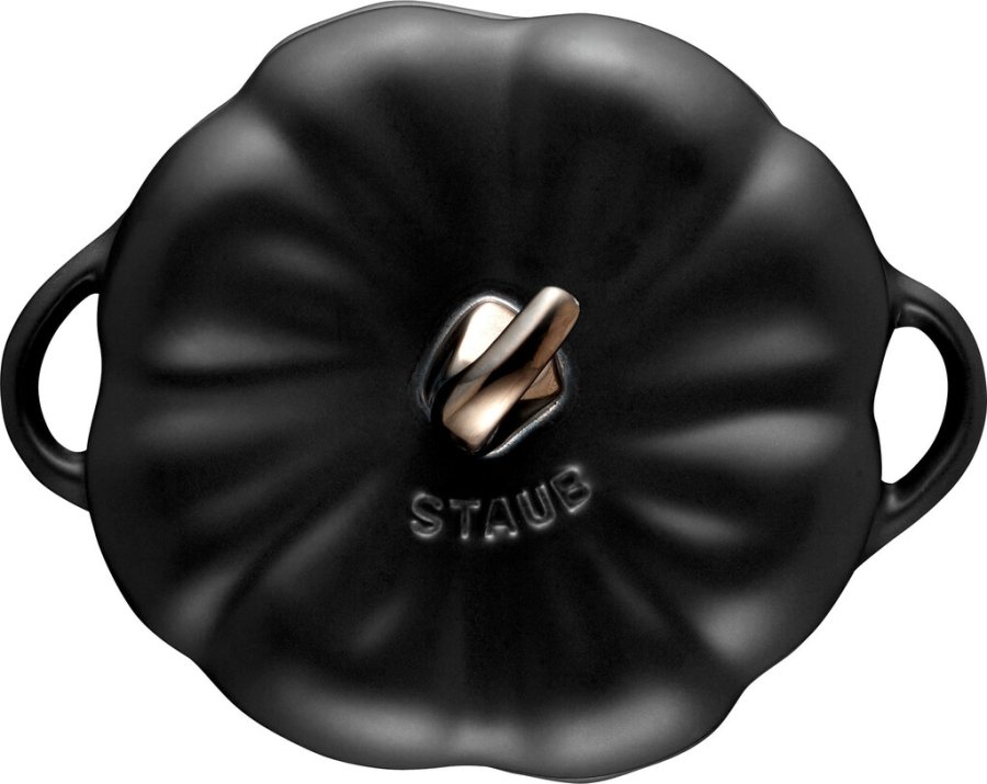 Staub Ceramique Cocotte Krbis 12 cm/0,5 L, Schwarz