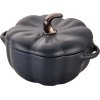 Staub Ceramique Cocotte Krbis 12 cm/0,5 L, Schwarz