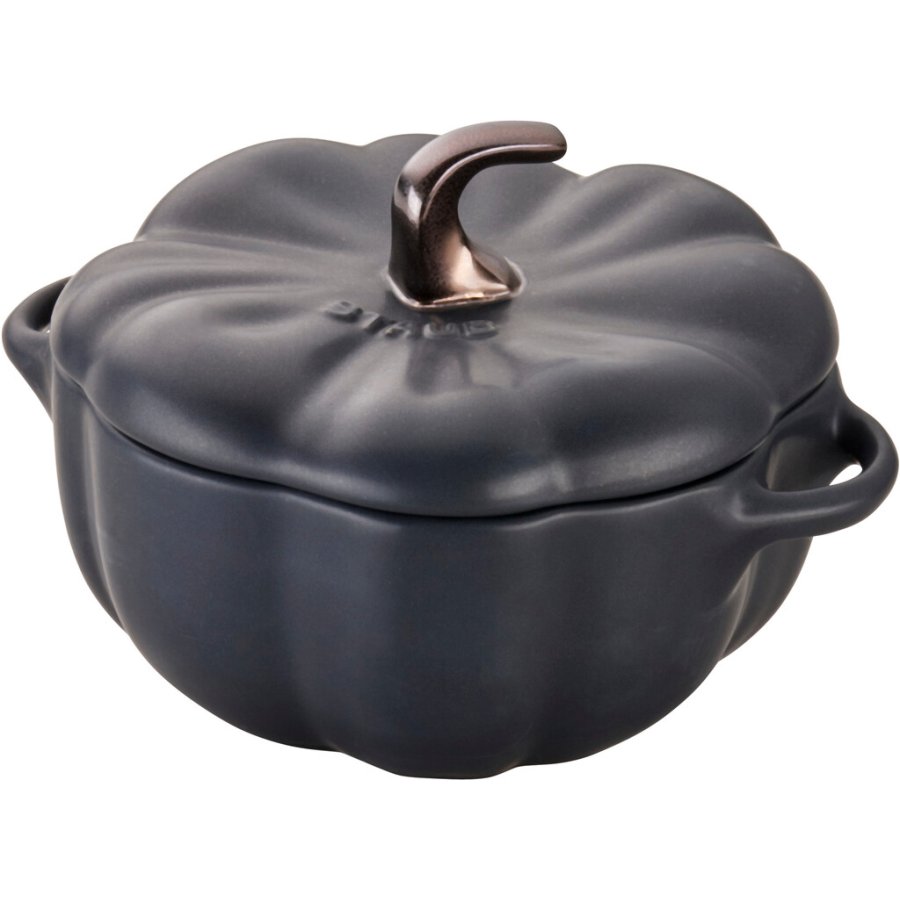 Staub Ceramique Cocotte Krbis 12 cm/0,5 L, Schwarz