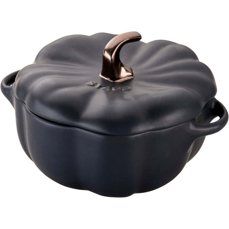 Staub Ceramique Cocotte Krbis 15 cm/0,7 L, Schwarz