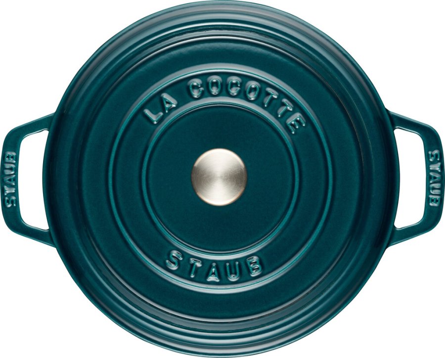 Staub La Cocotte Brter aus Gusseisen 24 cm/3,8 L, La-Mer