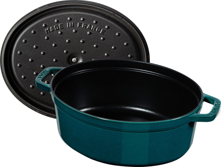 Staub La Cocotte Brter aus Gusseisen 33 cm/6.7 L, La-Mer