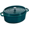 Staub La Cocotte Brter aus Gusseisen 33 cm/6.7 L, La-Mer