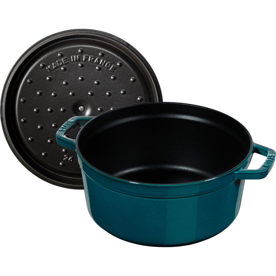 Staub La Cocotte Brter aus Gusseisen 26 cm/5,2 L, La-Mer