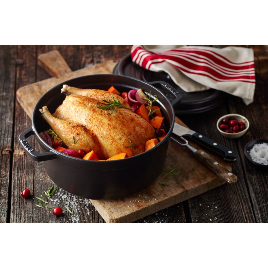 Staub La Cocotte Stbejernsgryde 26 cm/5,2 L, Sort