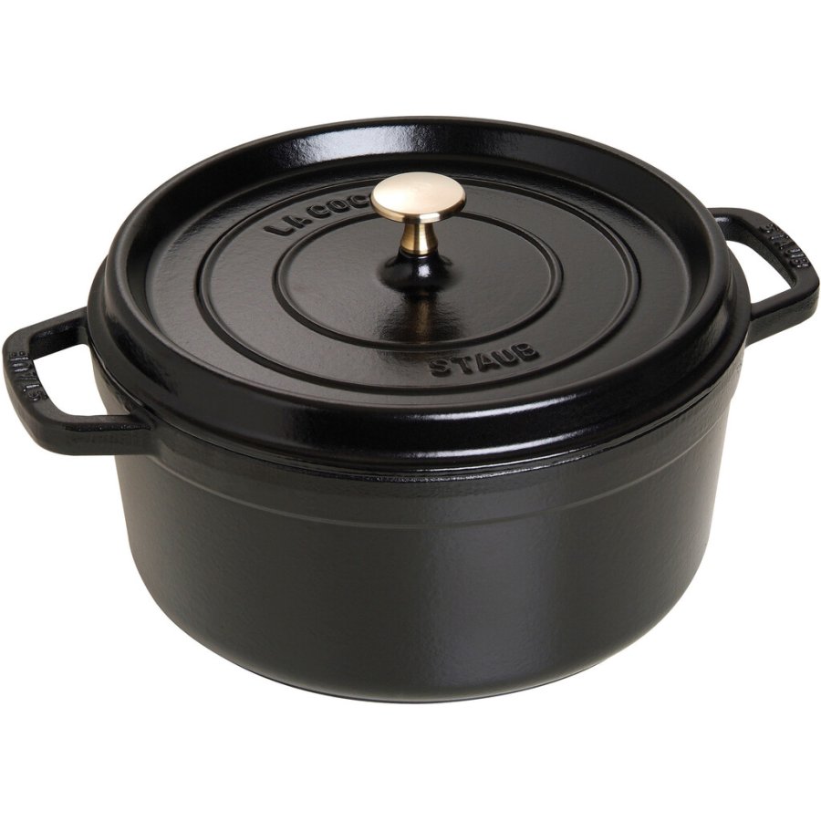 Staub La Cocotte Stbejernsgryde 26 cm/5,2 L, Sort