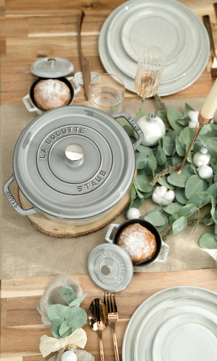 Staub La Cocotte Stbejernsgryde 26 cm/5,2 L, Grafitgr