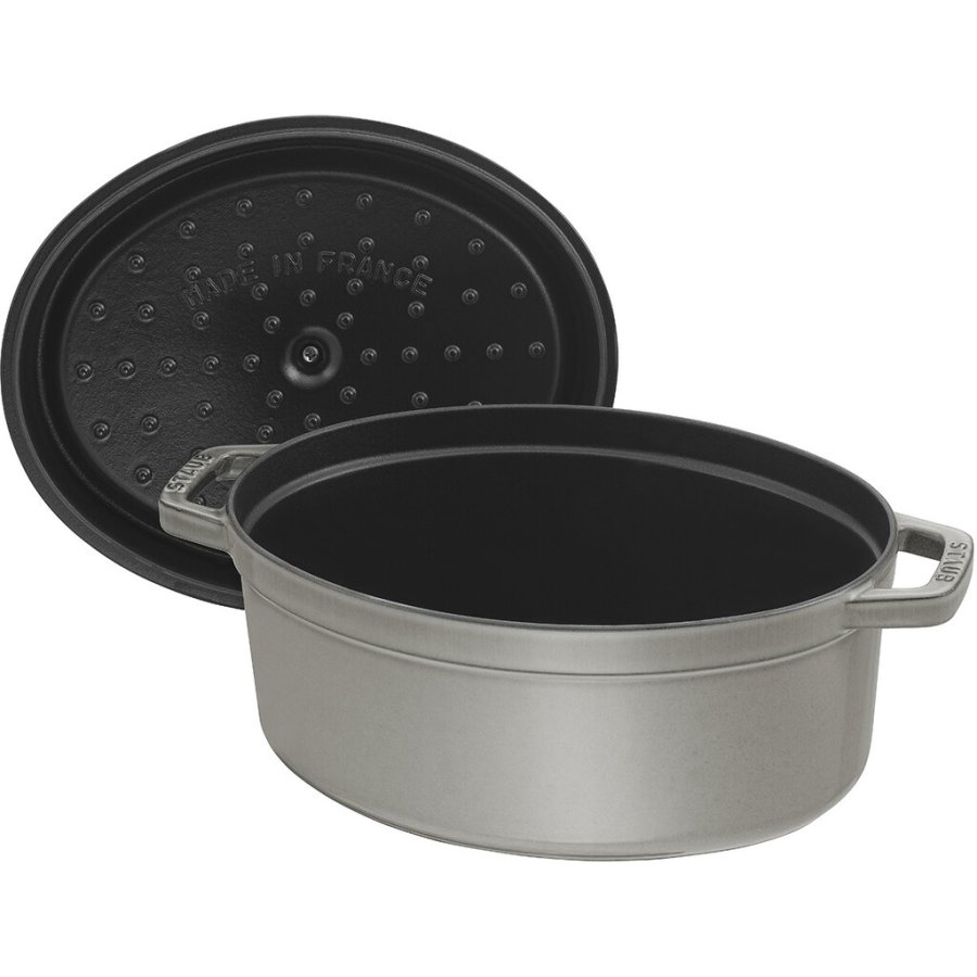 Staub La Cocotte Brter aus Gusseisen 29 cm/4,2 L, Graphitgrau