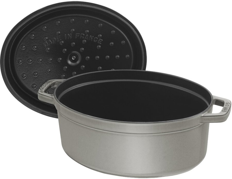 Staub La Cocotte Brter aus Gusseisen 29 cm/4,2 L, Graphitgrau