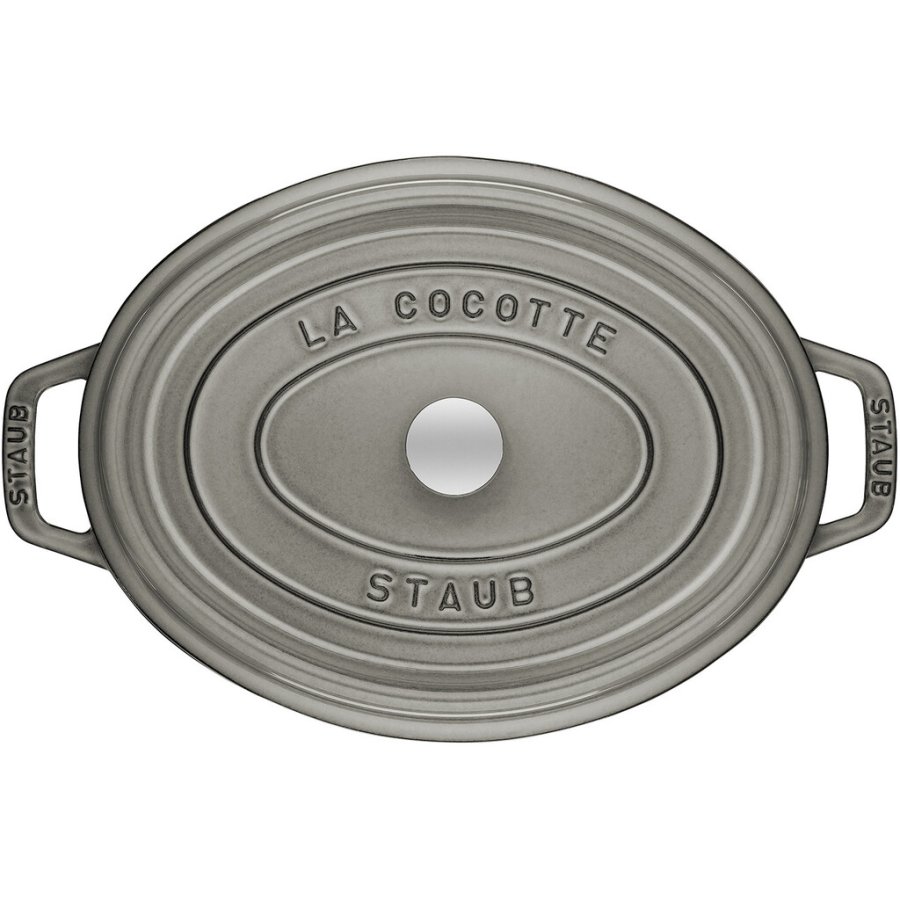 Staub La Cocotte Brter aus Gusseisen 29 cm/4,2 L, Graphitgrau