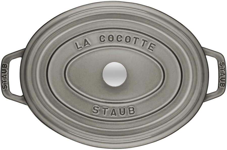 Staub La Cocotte Brter aus Gusseisen 29 cm/4,2 L, Graphitgrau