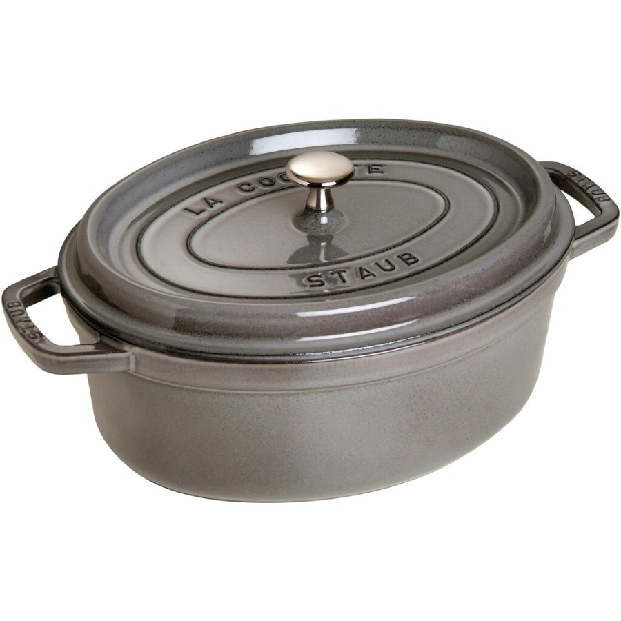 Staub La Cocotte Brter aus Gusseisen 29 cm/4,2 L, Graphitgrau