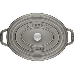 Staub La Cocotte Brter aus Gusseisen 31 cm/5.5 L, Graphitgrau