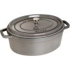 Staub La Cocotte Brter aus Gusseisen 33 cm/6.7 L, Graphitgrau