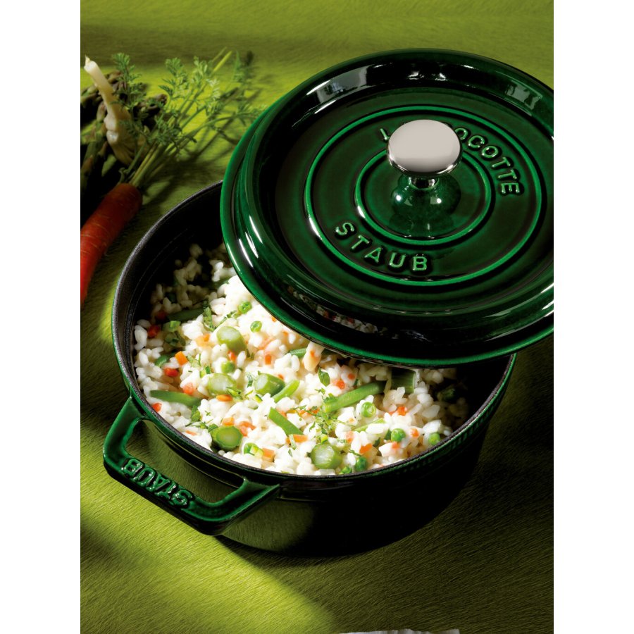 Staub La Cocotte Brter aus Gusseisen 22 cm/2,6 L, Basilikum