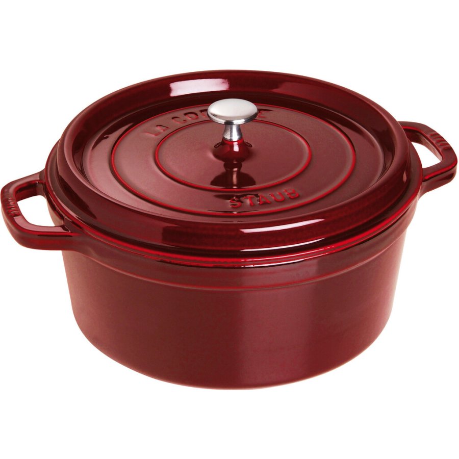 Staub La Cocotte Brter aus Gusseisen 28 cm/6,7 L, Grenadine