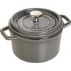 Staub La Cocotte Brter aus Gusseisen 14 cm/0,8 L, Graphitgrau