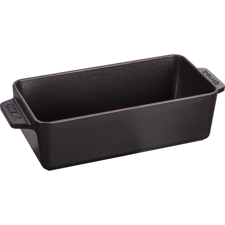 Staub Spezialitten Terrine 30 cm, Schwarz