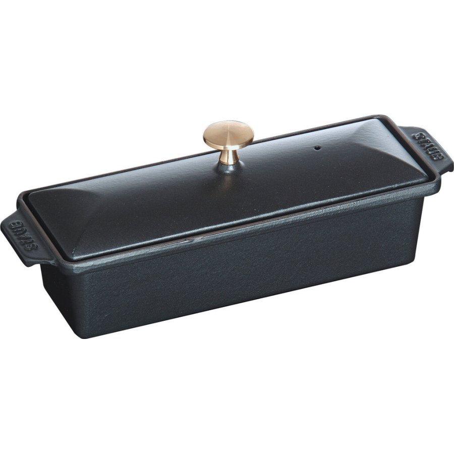 Staub Spezialitten Terrine 30 cm, Schwarz