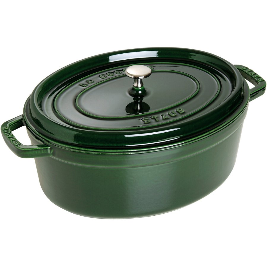 Staub La Cocotte Brter aus Gusseisen 33 cm/6,7 L, Basilikum