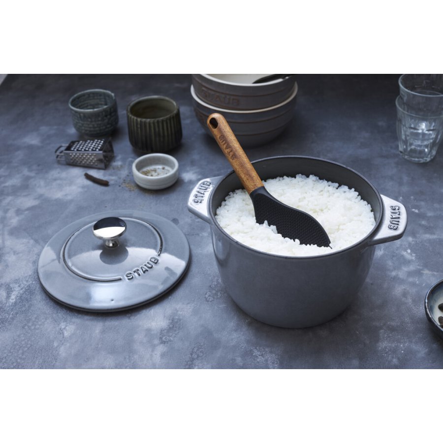 Staub La Cocotte Brter aus Gusseisen 16 cm/1,2 L, Graphitgrau