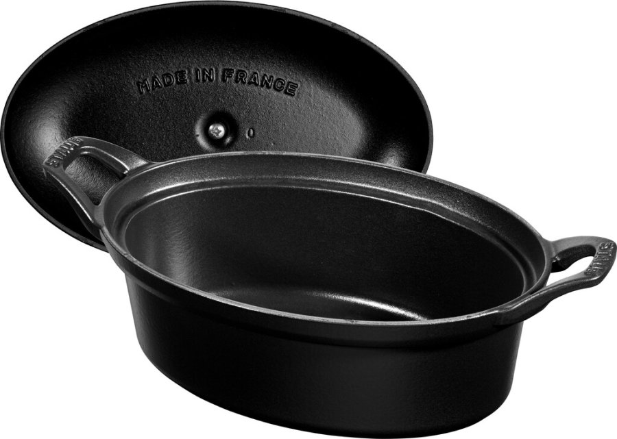 Staub Vintage Line La Coquette 23 cm/1,7 L, Sort