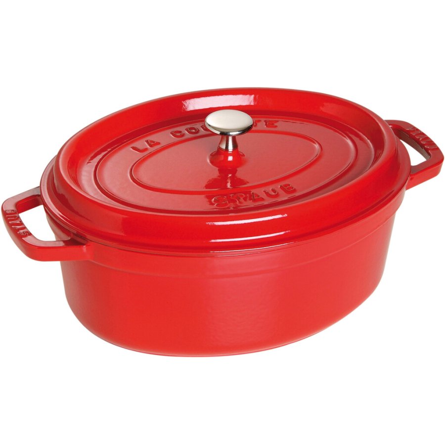 Staub La Cocotte Brter aus Gusseisen 29 cm/4.2 L, Cherry rot