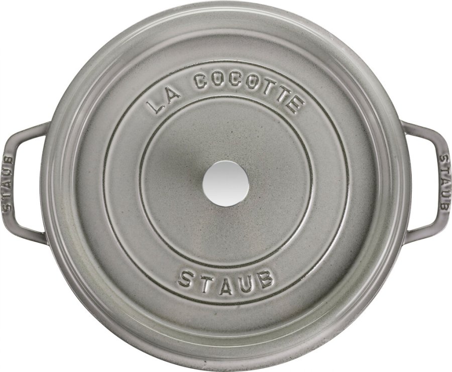 Staub La Cocotte Brter aus Gusseisen 30 cm/8,4 L, Graphitgrau