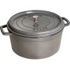 Staub La Cocotte Brter aus Gusseisen 30 cm/8,4 L, Graphitgrau