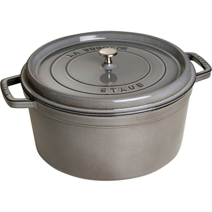 Staub La Cocotte Brter aus Gusseisen 30 cm/8,4 L, Graphitgrau