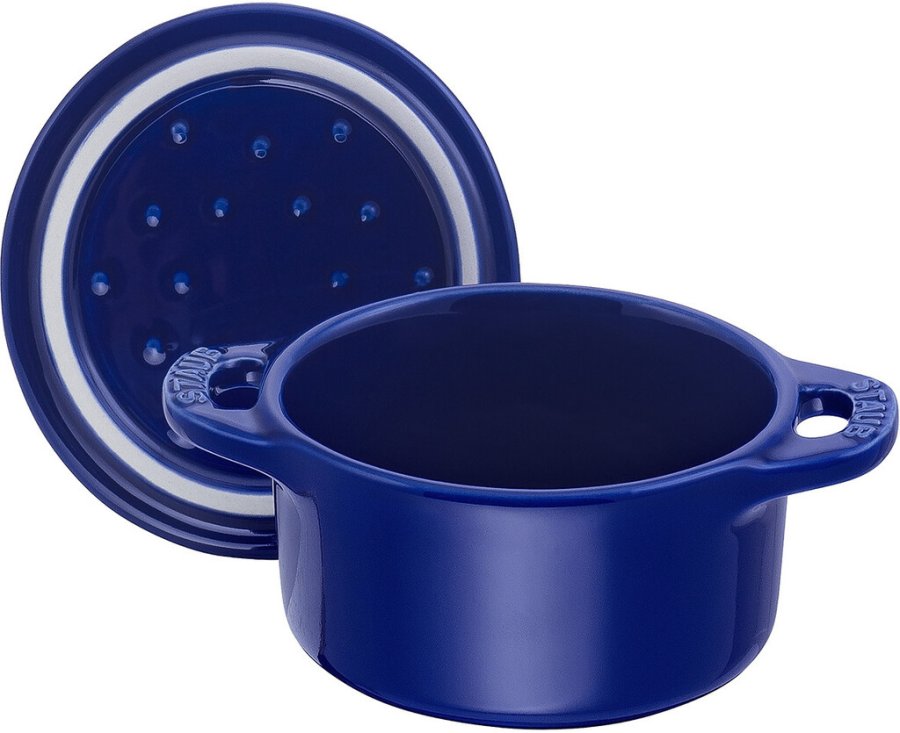 Staub Ceramique Mini-Cocotte 10 cm/0,2 L, Dunkelblau