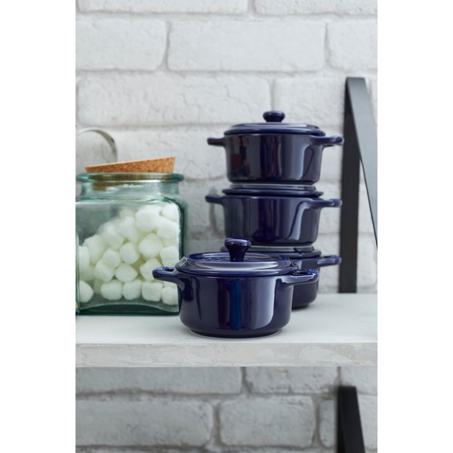 Staub Ceramique Mini-Cocotte 10 cm/0,2 L, Dunkelblau