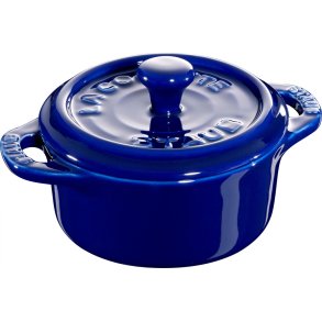 Staub Ceramique Minigryde 10 cm/0,2 L, Mørk Blå