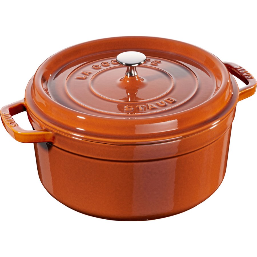 Staub La Cocotte Bräter aus Gusseisen 26 cm/5,2 L, Zimt