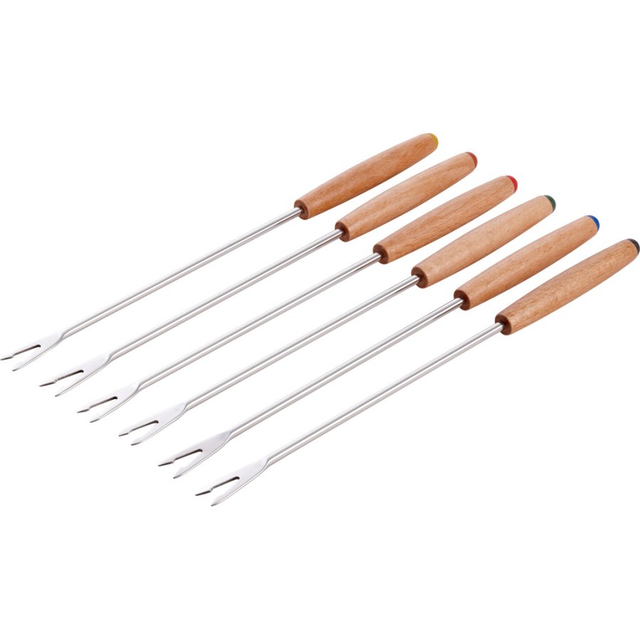 Staub Fondue-Gabelset 6-teilig, Edelstahl