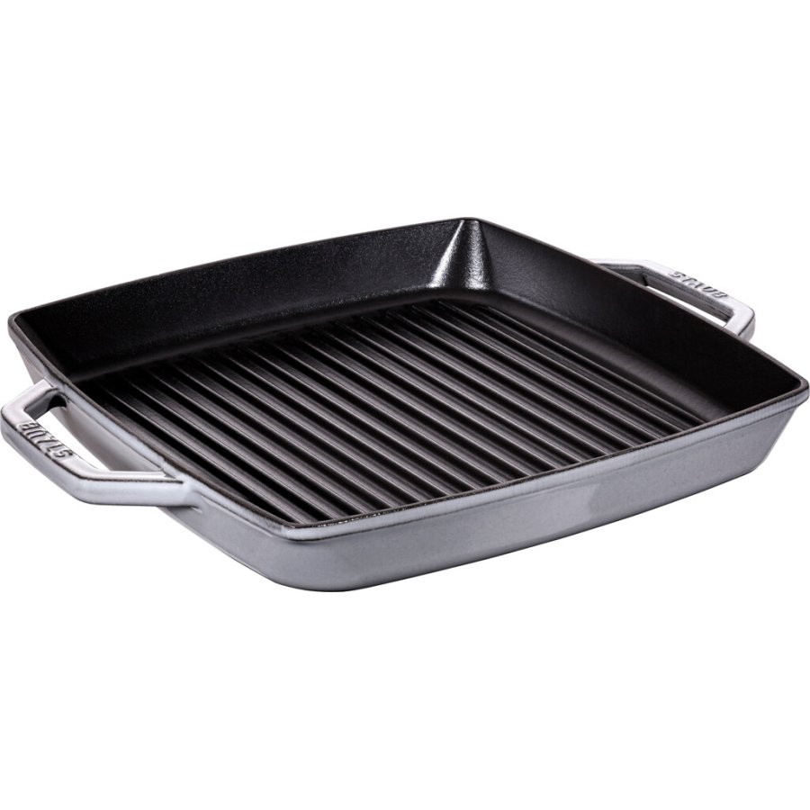 Staub Grill Pans Grillpfanne 33 cm, Graphitgrau