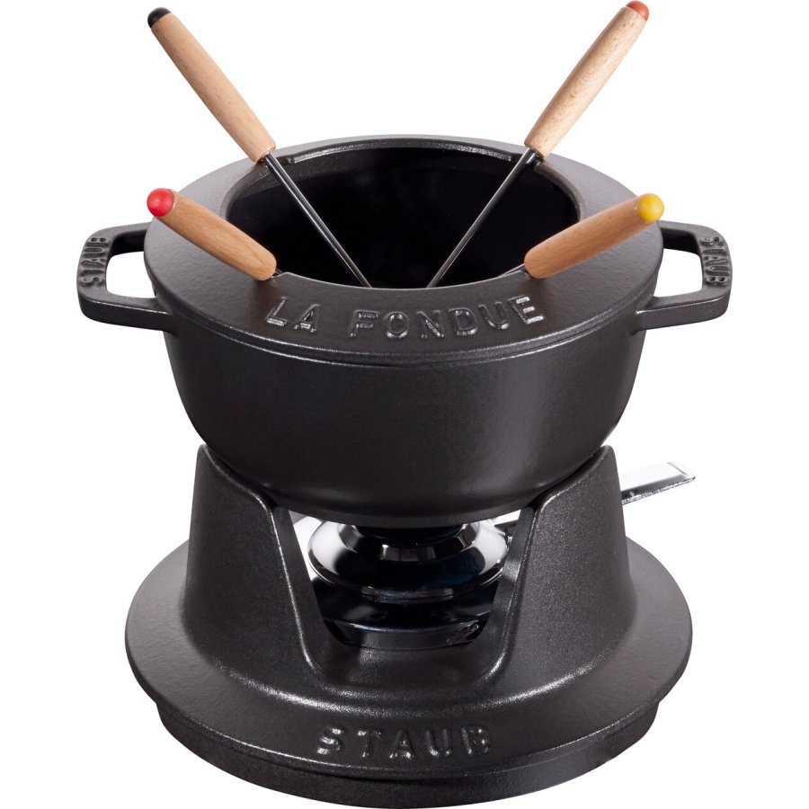 Staub Specialties Fondue-Set 16 cm, Schwarz