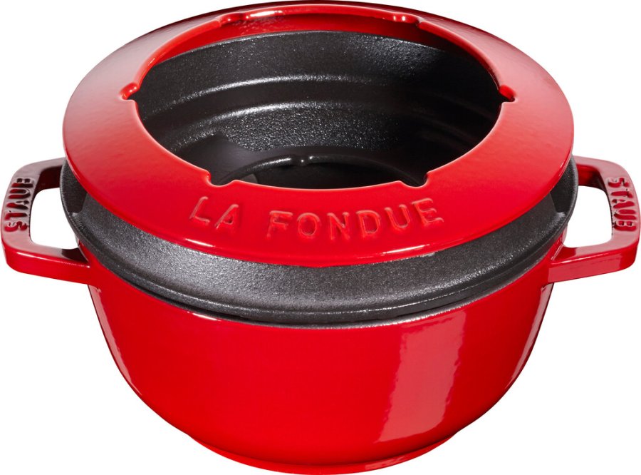 Staub Specialties Fondue-Set 18 cm, Kirschrot