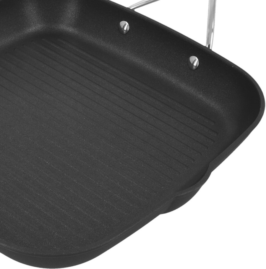 Demeyere Alu Pro 5 Grillpfanne mit Easy-Slip-Beschichtung 28x28 cm