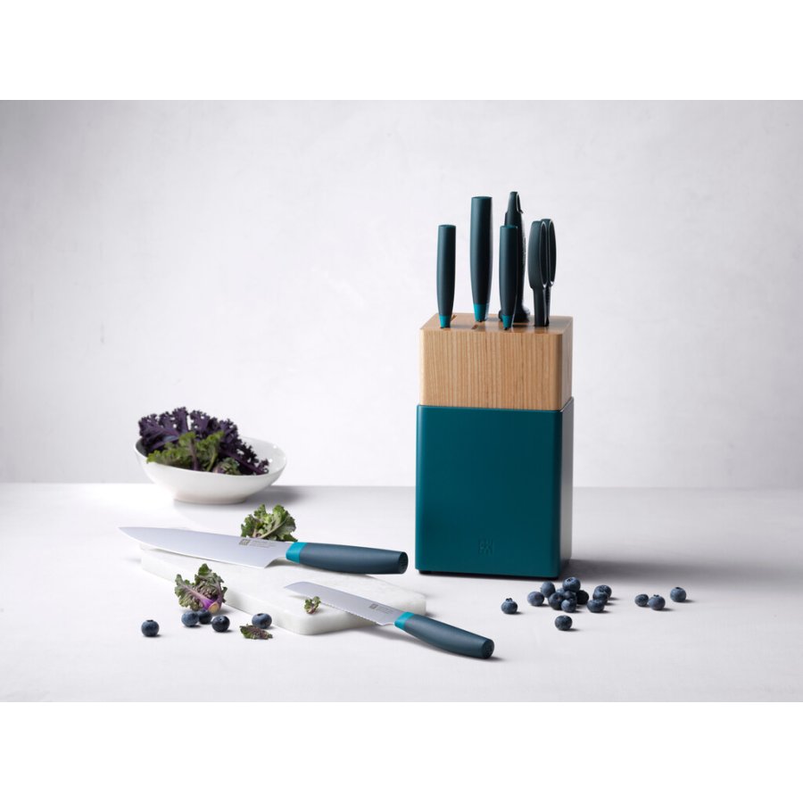 Zwilling Now S Messerblock 8-teilig, Birkenholz