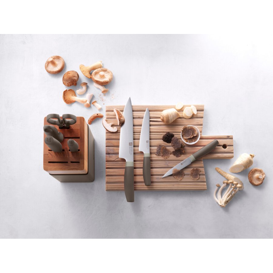 Zwilling Now S Messerblock 8-teilig, Birkenholz
