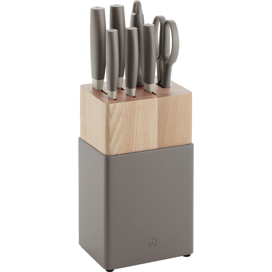 Zwilling Now S Messerblock 8-teilig, Birkenholz
