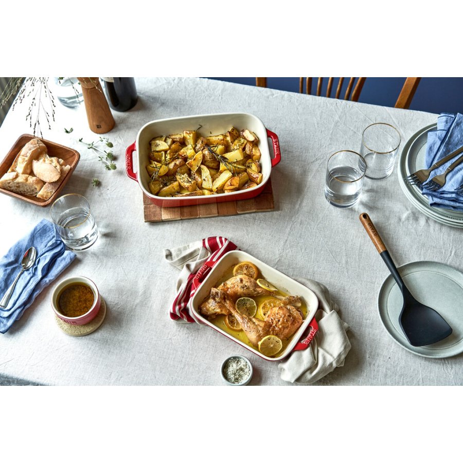 Staub Ceramic by Staub Ovnfast Fadss�t 2 stk, Kirseb�rr�d