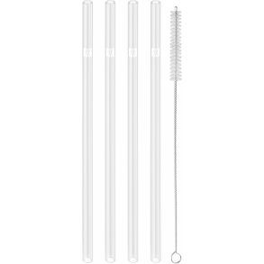 Zwilling Sorrento Strohhalme 5-teilig 23 cm, Glas