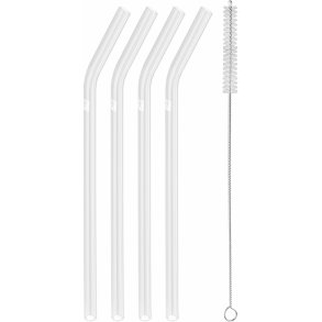 Zwilling Sorrento Strohhalme 5-teilig, 23 cm, Glas